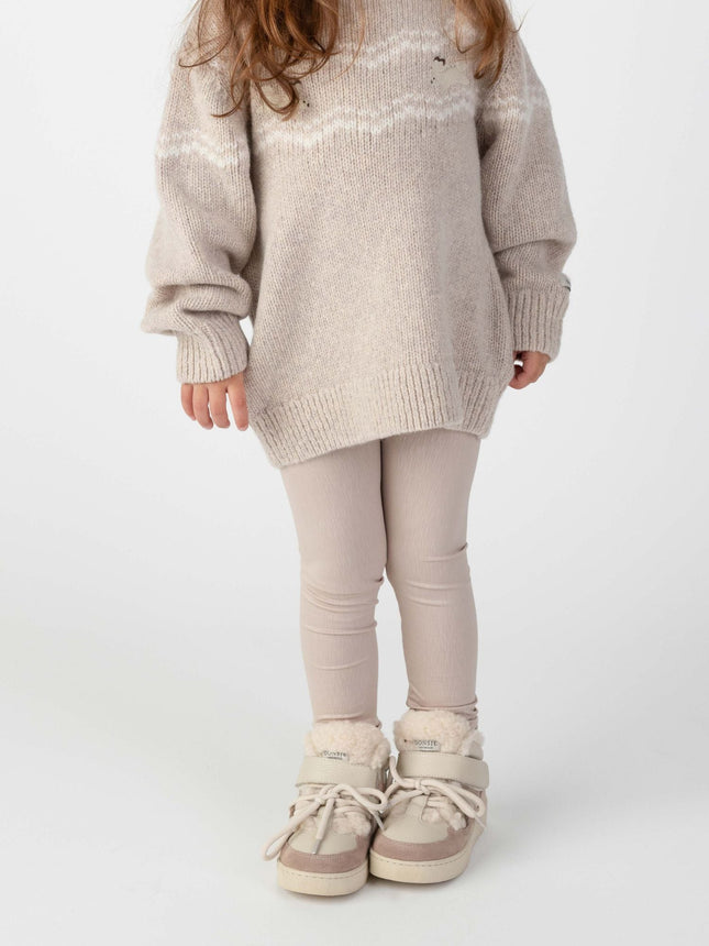 Nienja Leggings | Kinderlegging | Lavender Brown