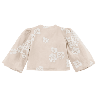 Opali Blouse | Kinderblouse | Soft Powder - White Blossom