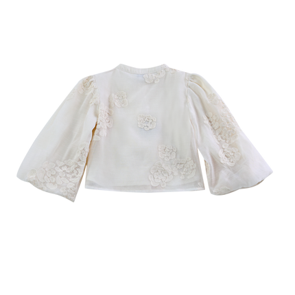 Opali Blouse | Warm White Blossom