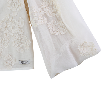Opali Blouse | Warm White Blossom