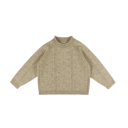 Sagee Sweater | Kindertrui | Sesame Melange