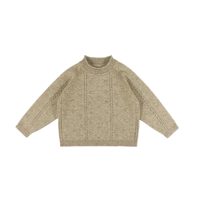Sagee Sweater | Kindertrui | Sesame Melange