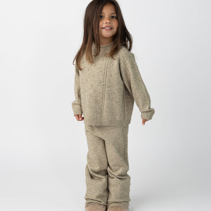 Sagee Sweater | Kindertrui | Sesame Melange