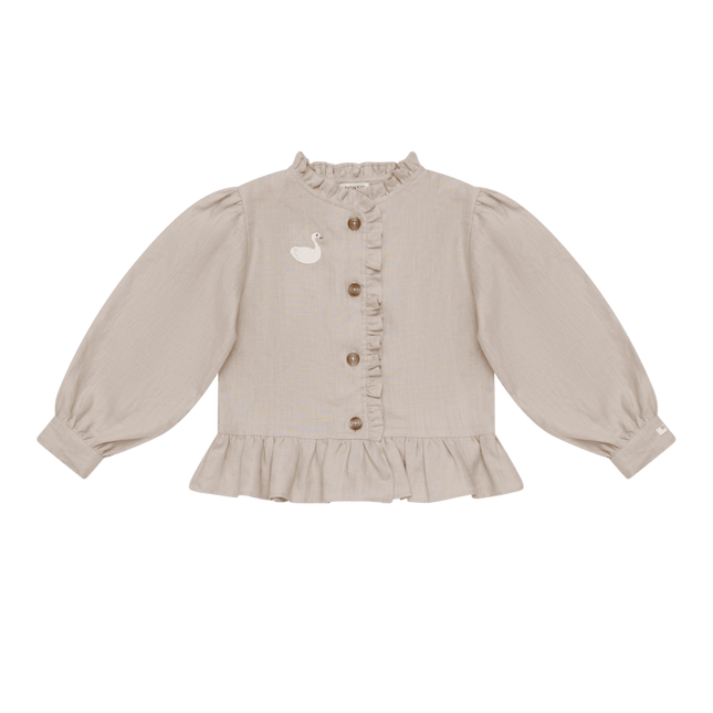 Siles Blouse | Swan | Soft Taupe