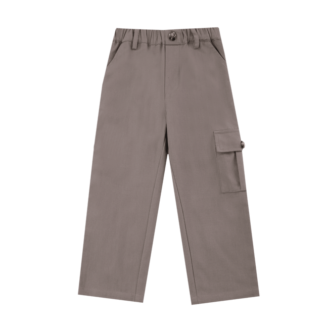 Theoule Trousers | Dark Taupe Melange