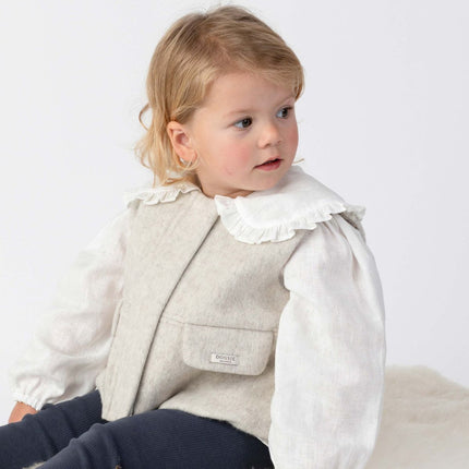 Thewa Blouse | Kinderblouse | Off White