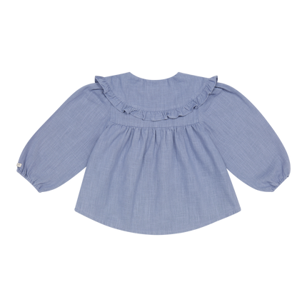 Thewa Blouse | Kinderblouse | Royal Blue