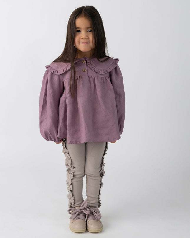 Thewa Blouse | Kinderblouse | Purple Violet