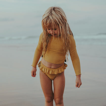 Nia Swim Shirt | Kindershirt | Lemon | Soft Honey