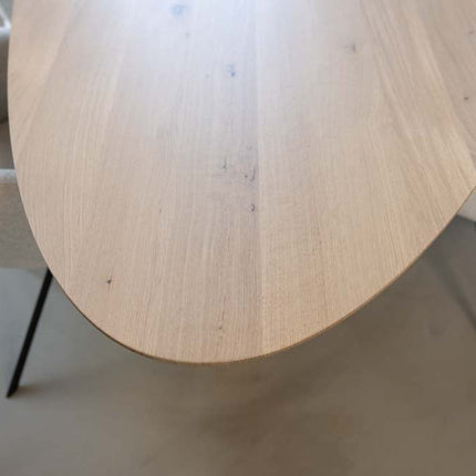Eiken massief eettafel Naturel - Kiezel B - Columbus naturel