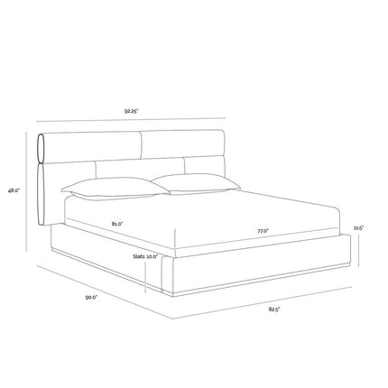 Sunpan Beckham King Bed Clearance