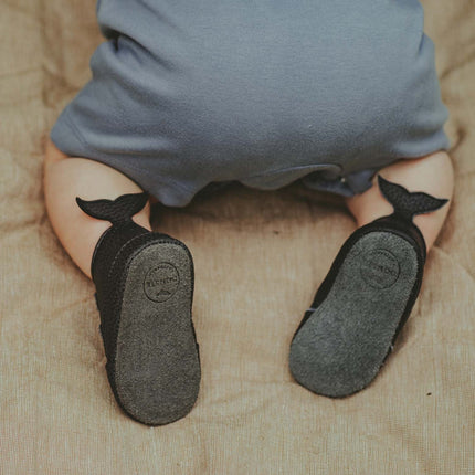 Levin Sneakers | Petrol Grain Leather