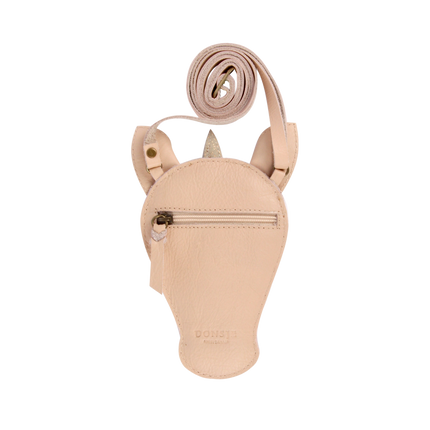 Britta Special Purse | Kindertasje | Unicorn | Light Rose Leather