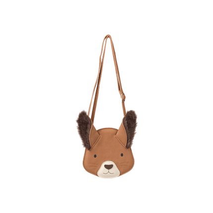 Britta Exclusive Purse | Kindertasje | Fluffy Squirrel | Walnut Nubuck