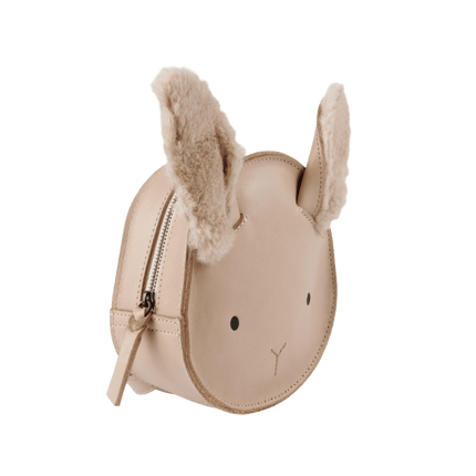 Kapi Exclusive Backpack | Kinderrugzak | Fluffy Bunny | Light Rust Leather