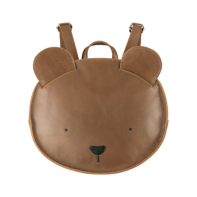 Umi Schoolbag | Schooltas | Bear | Cognac Classic Leather
