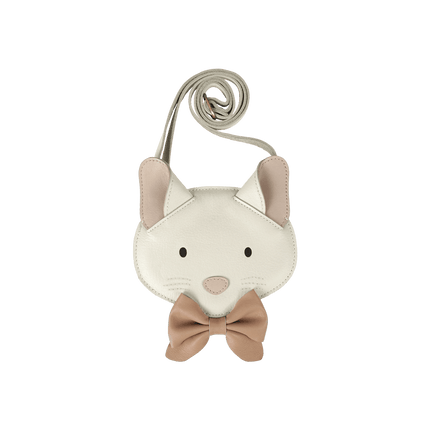 Pua Purse | Kindertasje | Kitten | Off White Leather