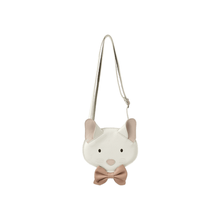 Pua Purse | Kindertasje | Kitten | Off White Leather