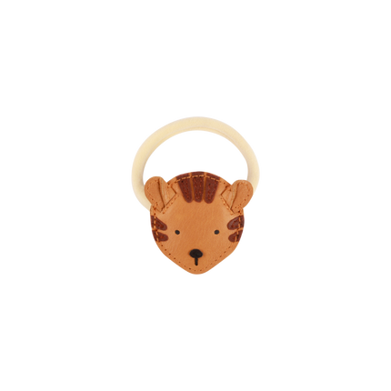 Josy Classic Hair Tie | Haarelastiek | Tiger | Camel Classic Leather