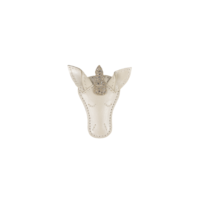 Blinc Clip | Haarclip | Unicorn | Off White Metallic Leather