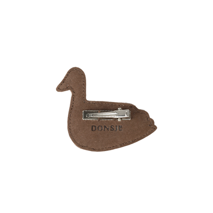 Chiem Clip | Haarclip | Duck | Walnut Nubuck
