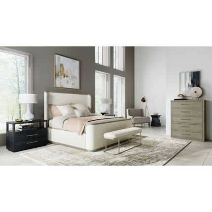 Hooker Furniture Linville Falls Boones Upholstered Shelter Bed
