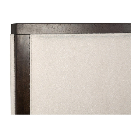Magnussen Home Rowan Espresso Upholstered Panel Queen Bed