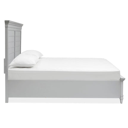 Magnussen Home Charleston Harbor Gray California King Grey Panel Bed