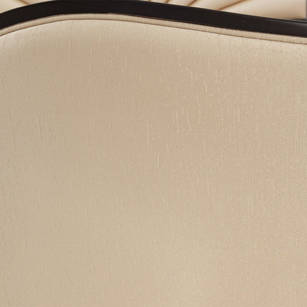 Michael Amini Malibu Crest Crotch Mahogany Scalloped Panel Bed