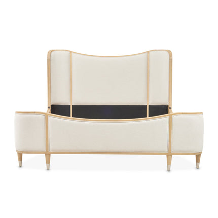 Michael Amini Camellia Field Caramel Upholstered Bed