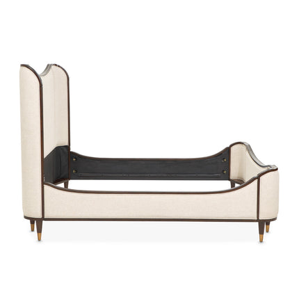 Michael Amini Camellia Field Caramel Upholstered Bed