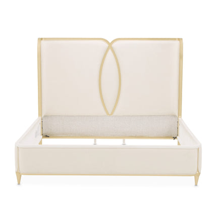 Michael Amini Scotts Square Bed - Light Champagne