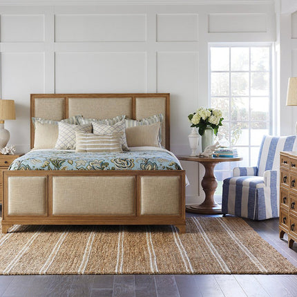 Barclay Butera Newport Crystal Cove Upholstered Panel Bed