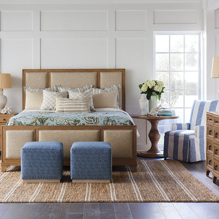 Barclay Butera Newport Crystal Cove Upholstered Panel Bed