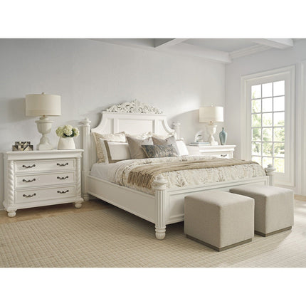 Barclay Butera Villa Blanca Santorini Panel Cal King Bed EOL