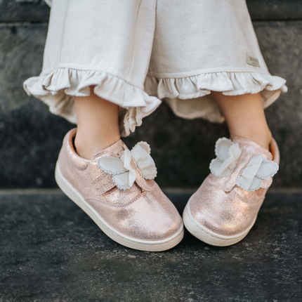 Hadria Sneakers | Kindersneakers | Shimmer Libelle | Powder Metallic Leather