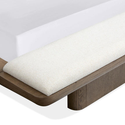Magnussen Home Thorne Amber Brown Upholstered Platform Bed