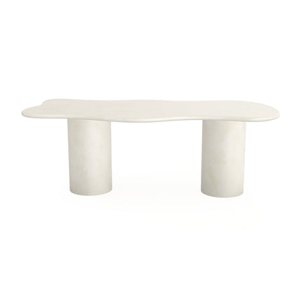 Beton-Esstisch Creamy White - Wolke - Columbus Duo Creamy White