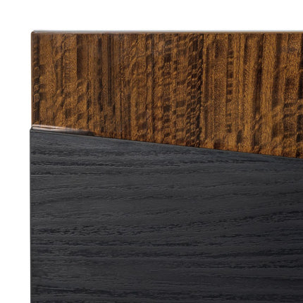 Michael Amini Kayner Bed with LED Lights - Charcoal