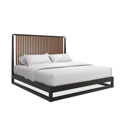Caracole Pinstripe Slatted Bed
