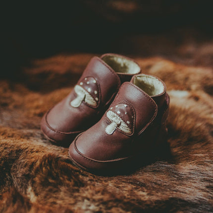 Mush Booties | Toadstool | Burgundy Classic Leather