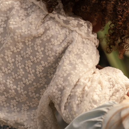 Mailien Blouse | Kinderblouse | Warm White