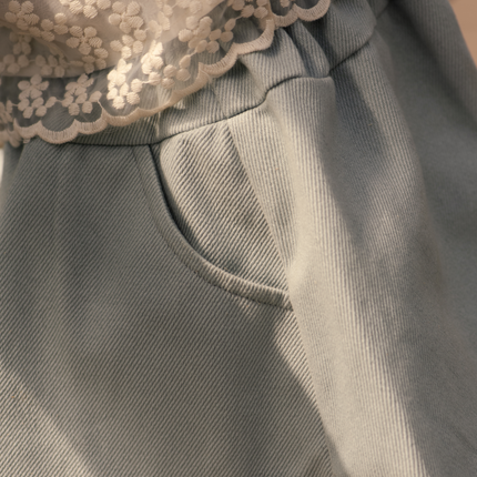 Mazena Shorts | Kindershort | Foggy Blue