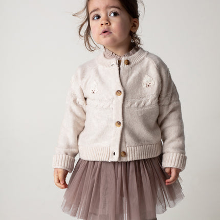 Wiesse Cardigan | Poodle | Soft Sand