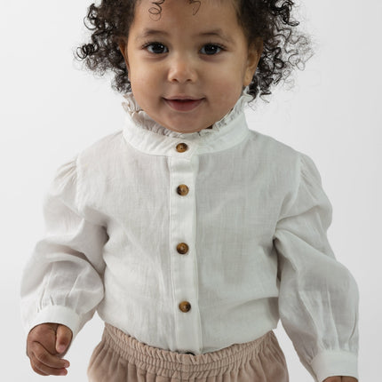 Fini Blouse | Kinderblouse | White