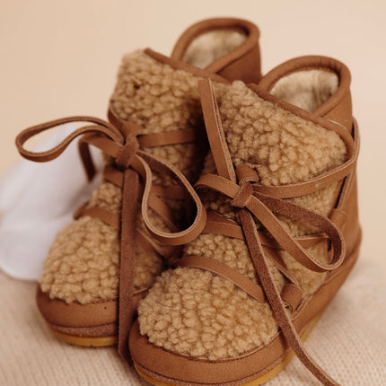 Cassi Booties | Truffle Nubuck