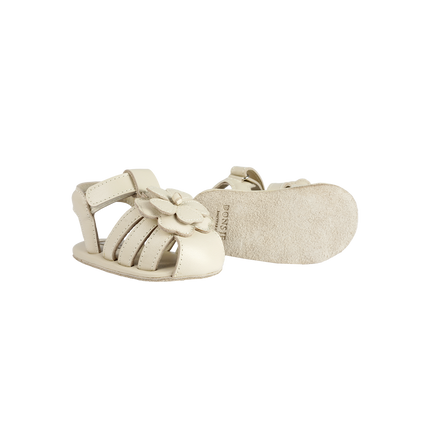 Duni Fields Sandals | White Buttercup | Cream Leather