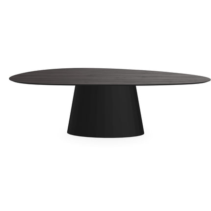 Eichentisch Black Smoke Intens - Kiesel-B - Sjors Schwarz