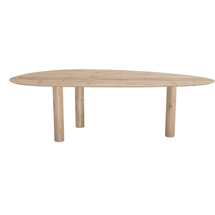 Eiken massief eettafel Naturel - Kiezel B - Columbus naturel