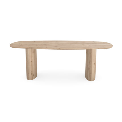 Massiver Eichen-Esstisch Natur - Dänisch oval - Freya Natur